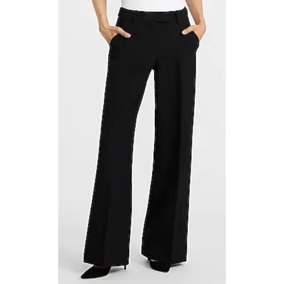 Vertigo Bootcut Women's Pants 8 / 40 Black Stretch Career Capsule Minimalist - Picture 1 of 9